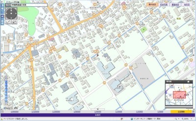 早島町交通安全施設マップのスクリーンショット